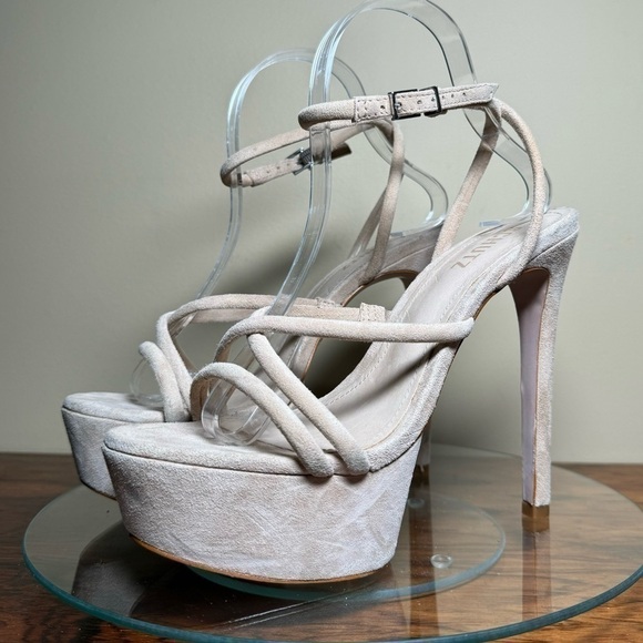 SCHUTZ Tan Platform Heels - Picture 5 of 16